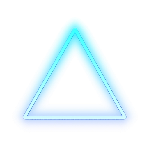 Triangle Glow Light Effect Png Image (lavender, gray, black)