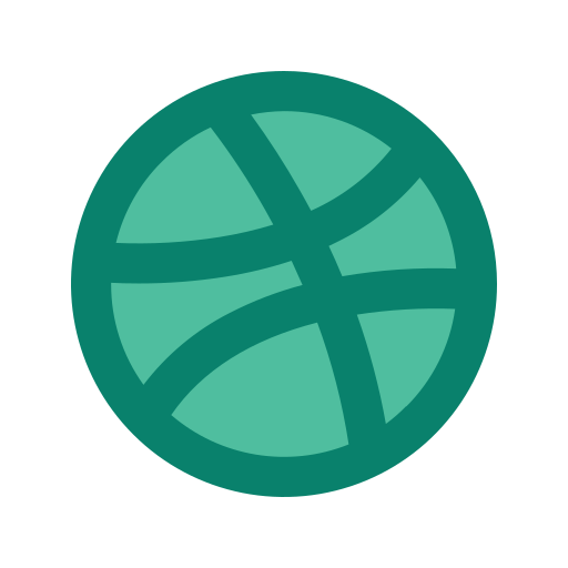 Dribbble Logo Icon Free Png Icon Download (teal, gray, black)