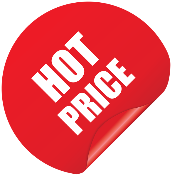 Price Tag Png Pic (red, black, white)