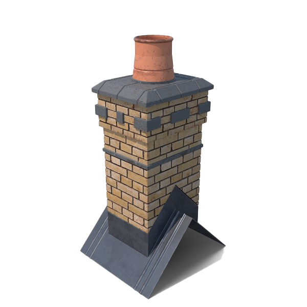 Brick Chimney Png Transparent Image (white, gray)