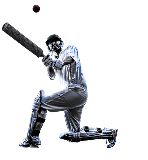 Cricket Sport Png Photo (black, white)