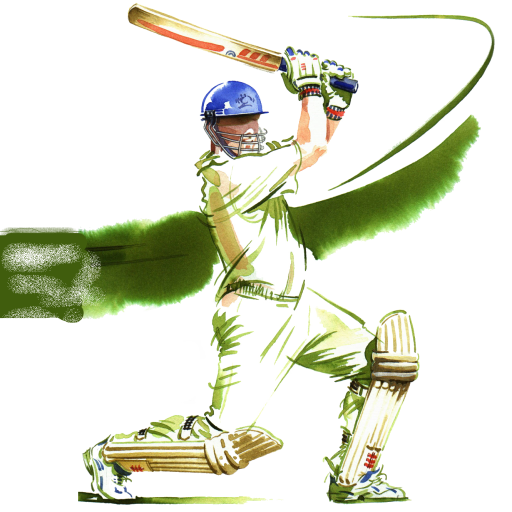 Cricket Sport Player Png Pic (black, green, olive, white)