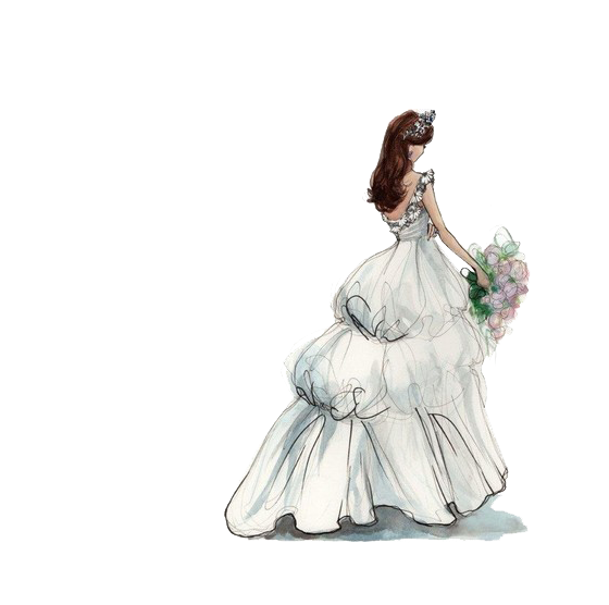 Bride Png File Download Free (white, beige, silver)