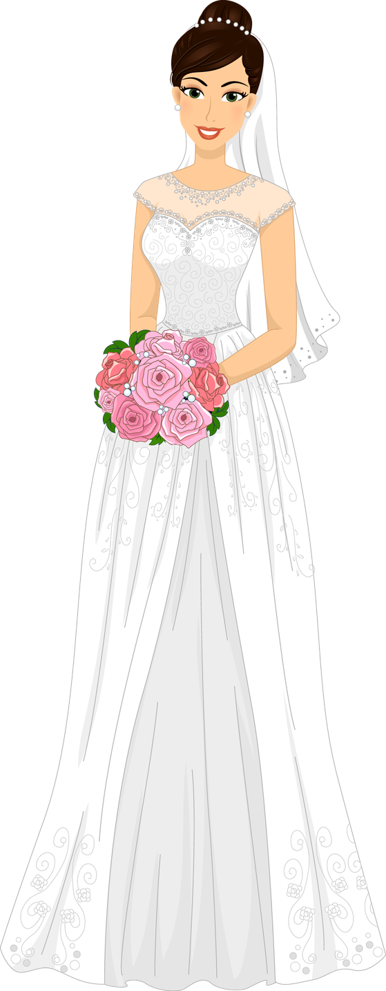 Bride Png Image Free Download (white, lavender, black)