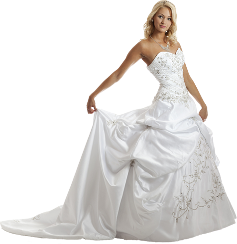 Bride Png Image (white, beige, lavender)