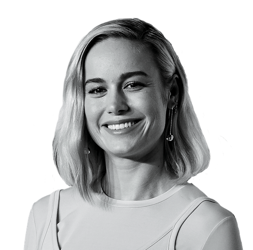 Brie Larson Png Image (black, silver)