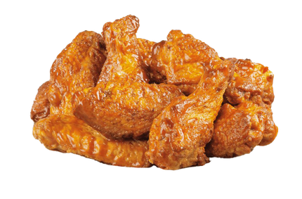 Fried Chicken Wings Png Image (black, chocolate, olive)