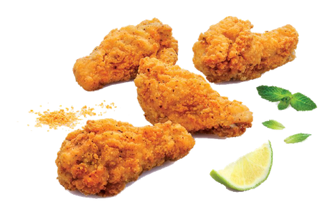 Fried Chicken Wings Png Photos (black)