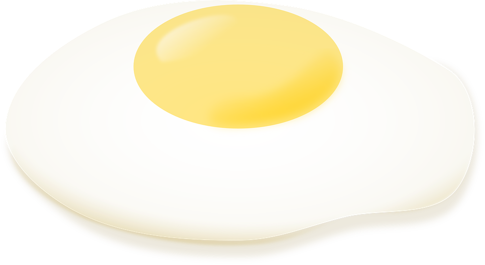 Fried Egg Png Image (white)