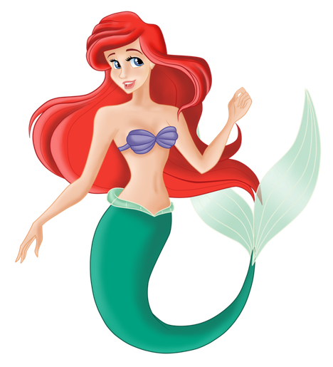 Ariel Png Transparent Image (pink, black, chocolate, teal)