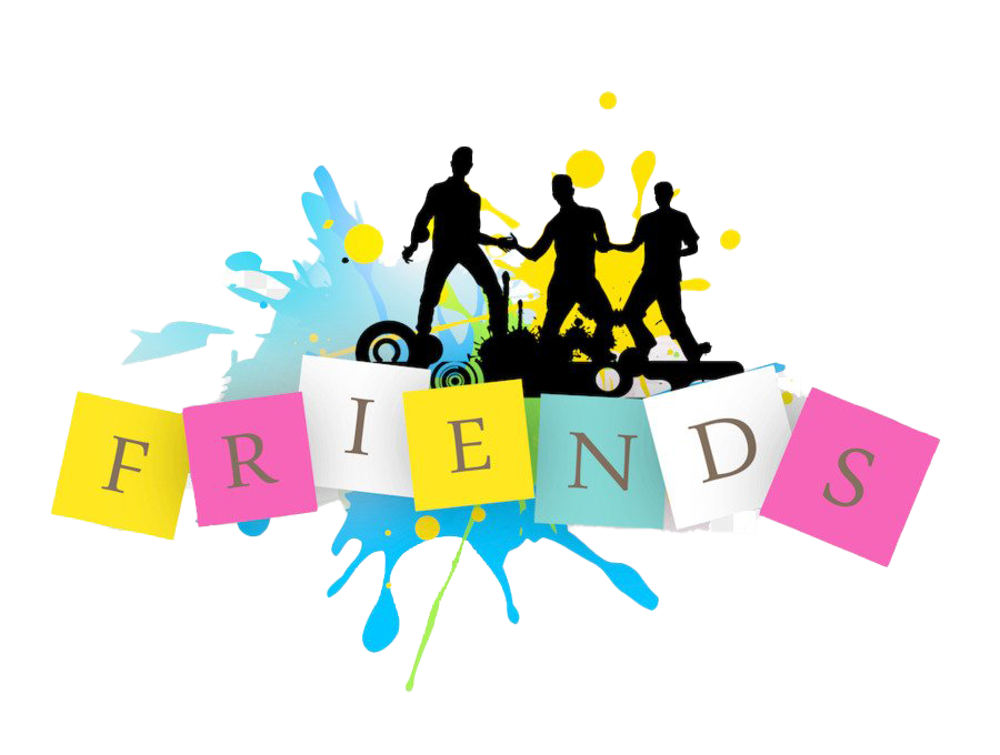 Friendship Day Png Free Download (violet, black, gold, white)