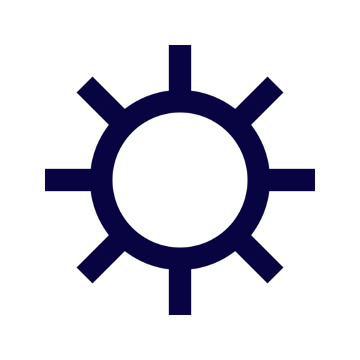 Brightness 1 Free Png Icon Download (navy, black)