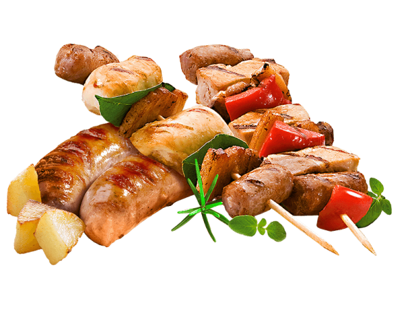 Grilled Food Png Download Image (black, salmon)