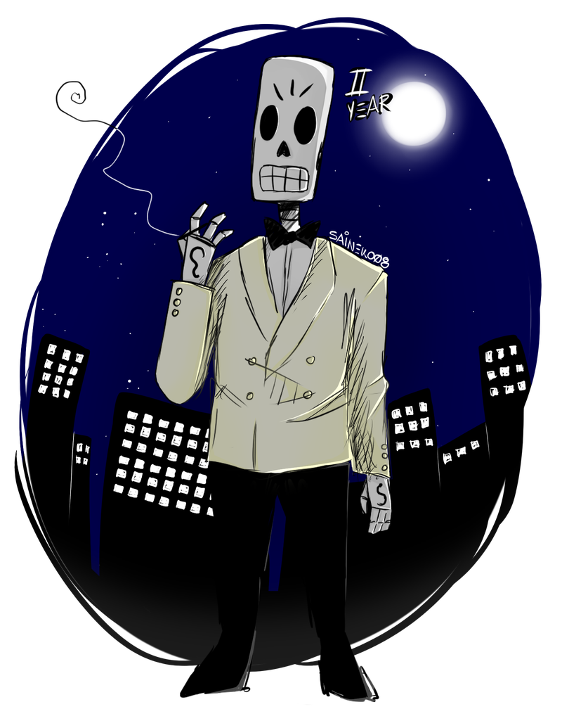 Grim Fandango Png Hd (black, navy)