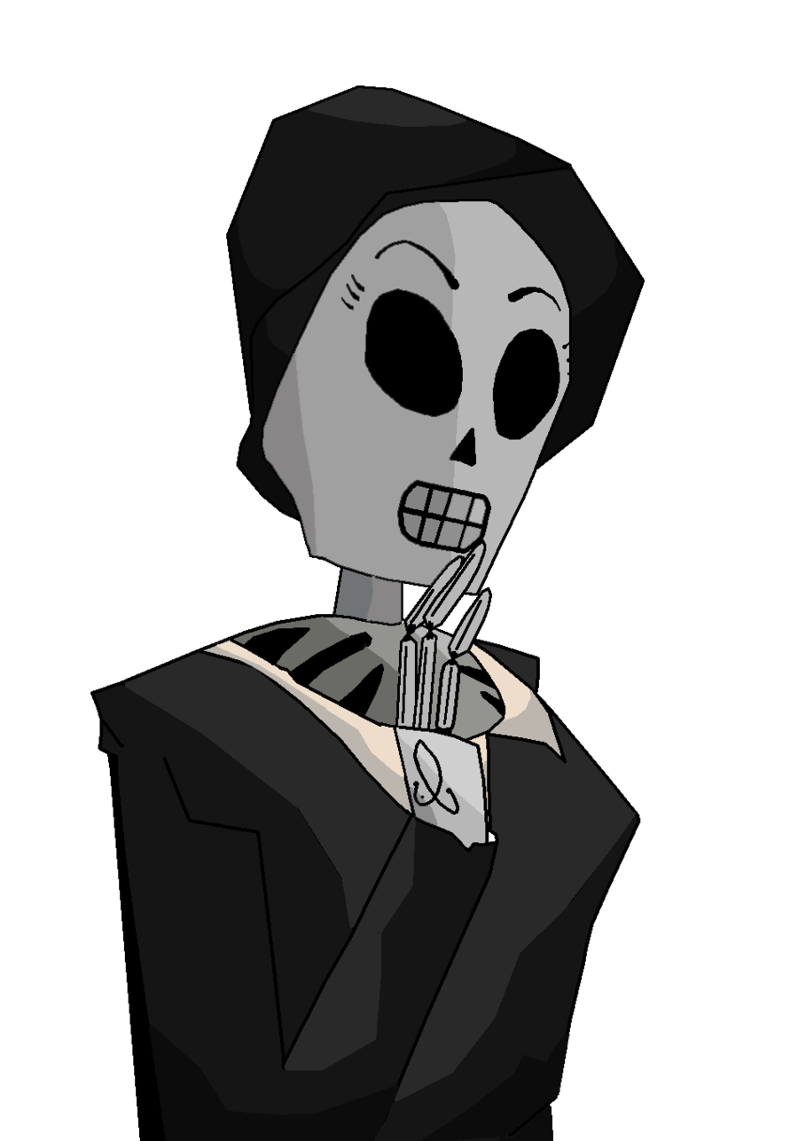 Grim Fandango Png Image (black, silver)