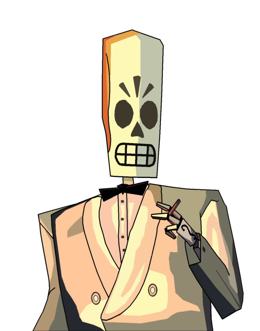 Grim Fandango Png Picture (beige, gray, black, silver, pink)