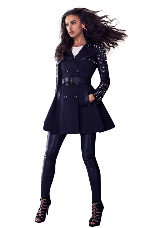 Irina Shayk Png Hd Isolated (black)