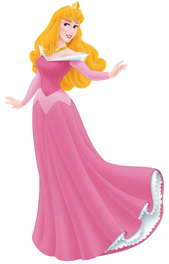 Princess Aurora Png Transparent Picture (black, salmon)