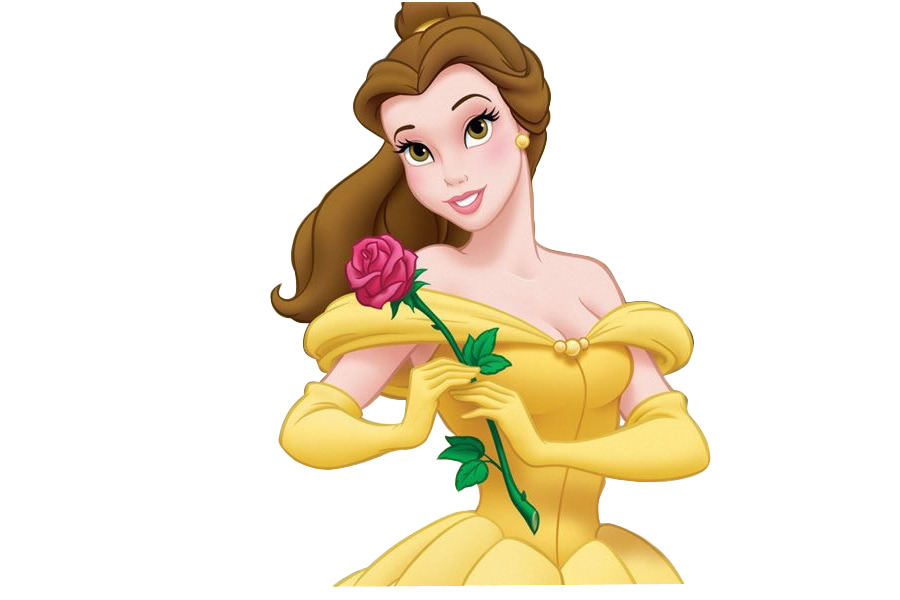 Princess Beauty And The Beast Png Image (beige, salmon, pink, white)