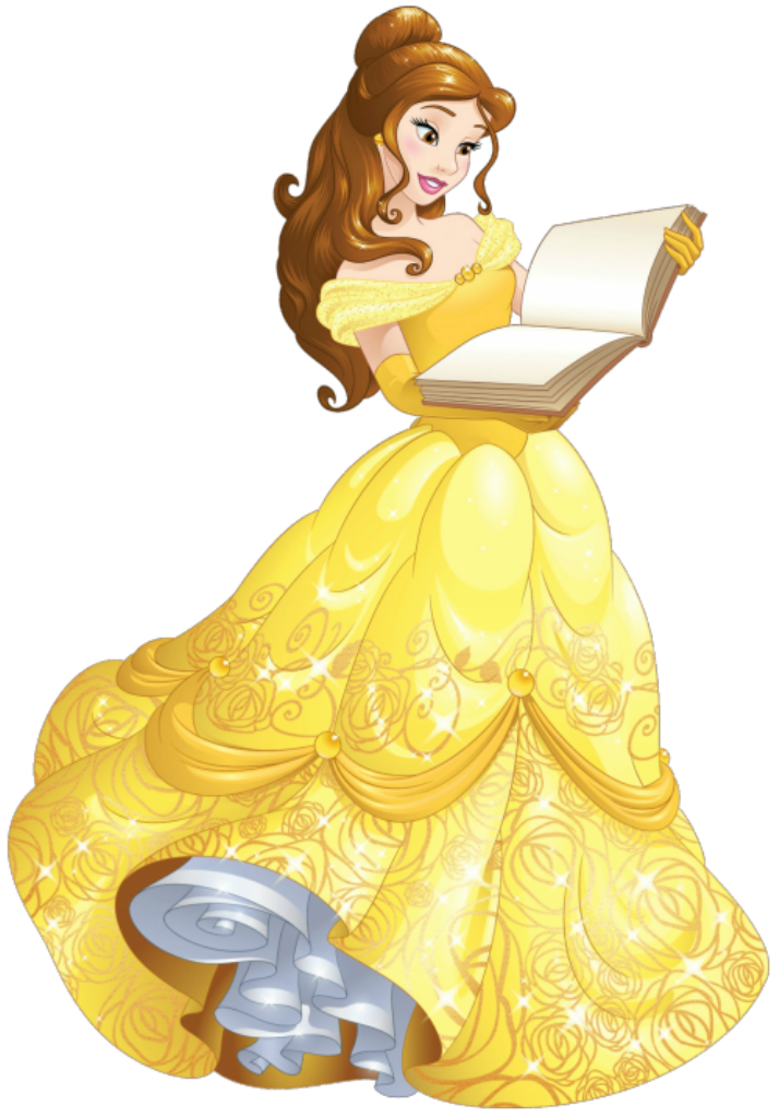 Princess Beauty And The Beast (orange, white, yellow, black, beige)