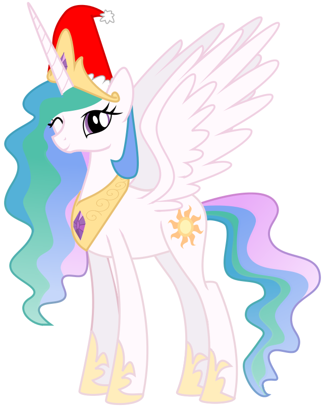 Princess Celestia Png Transparent Image (lavender, black, white, red)