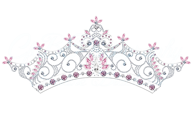 Princess Crown Png Clipart (black)