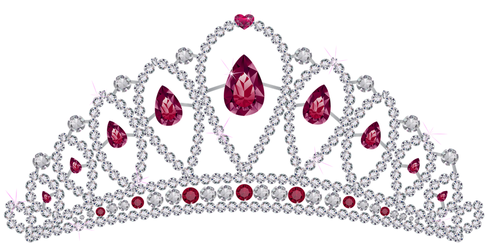 Princess Crown Png Image (silver, black)