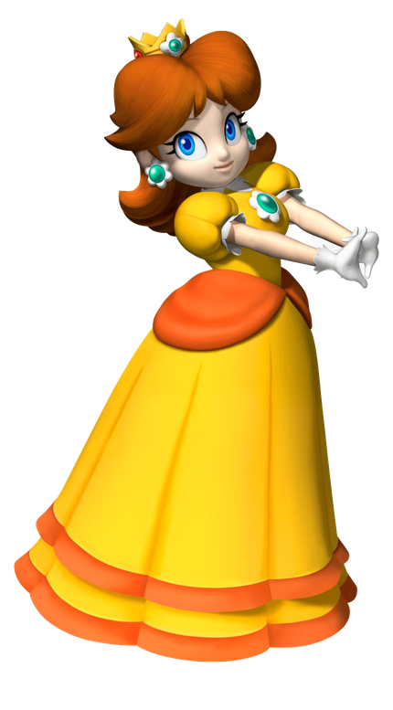 Princess Daisy Png Photos (gold, black)