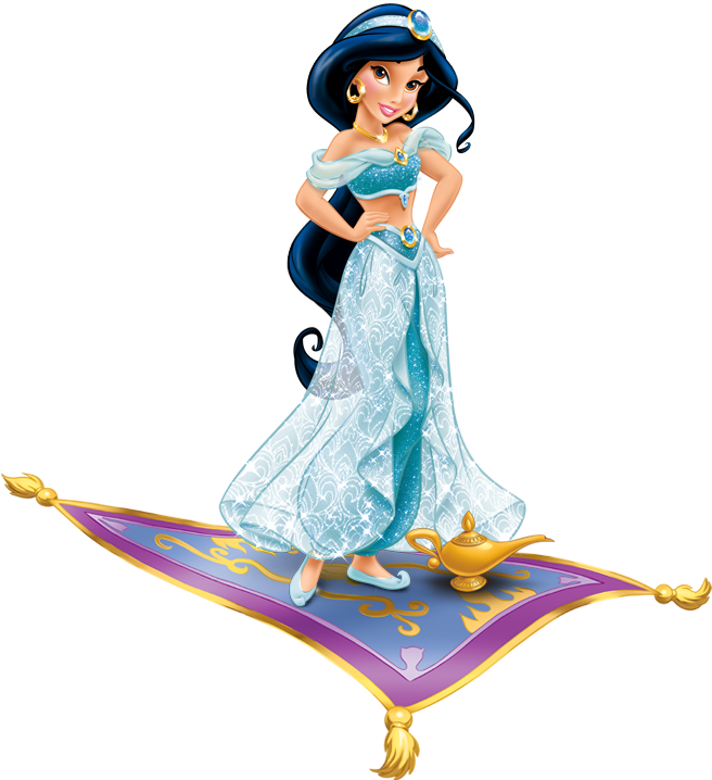 Princess Jasmine (black, lavender, silver)