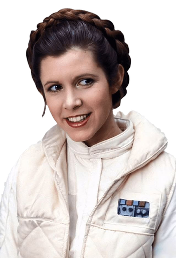 Princess Leia Png Background Image (beige, black, white)