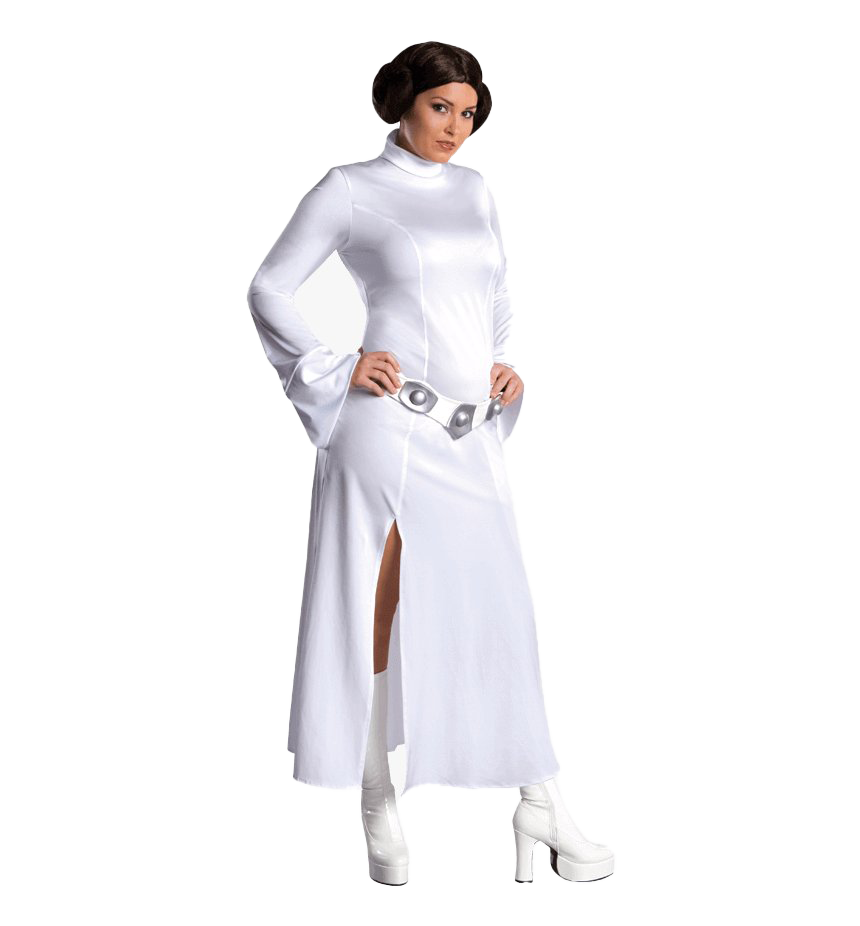 Princess Leia Png Clipart (lavender, white)