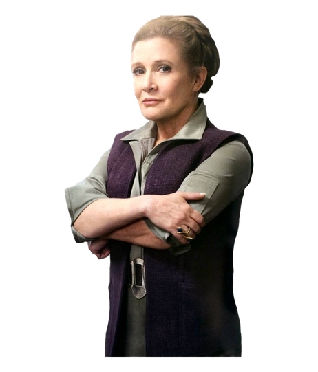 Princess Leia Png File (black)