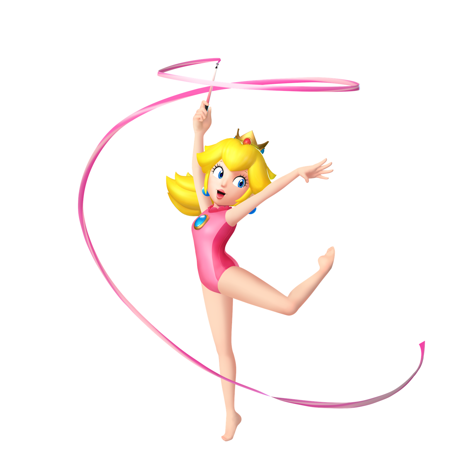 Princess Peach Png Hd (black, pink, beige)