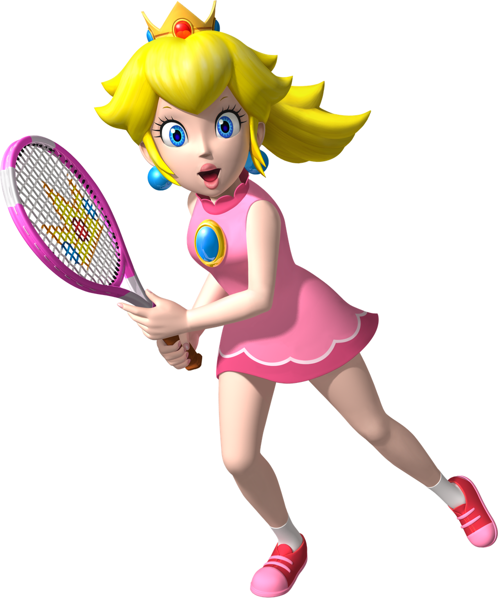 Princess Peach Transparent Png (black, silver, gray)