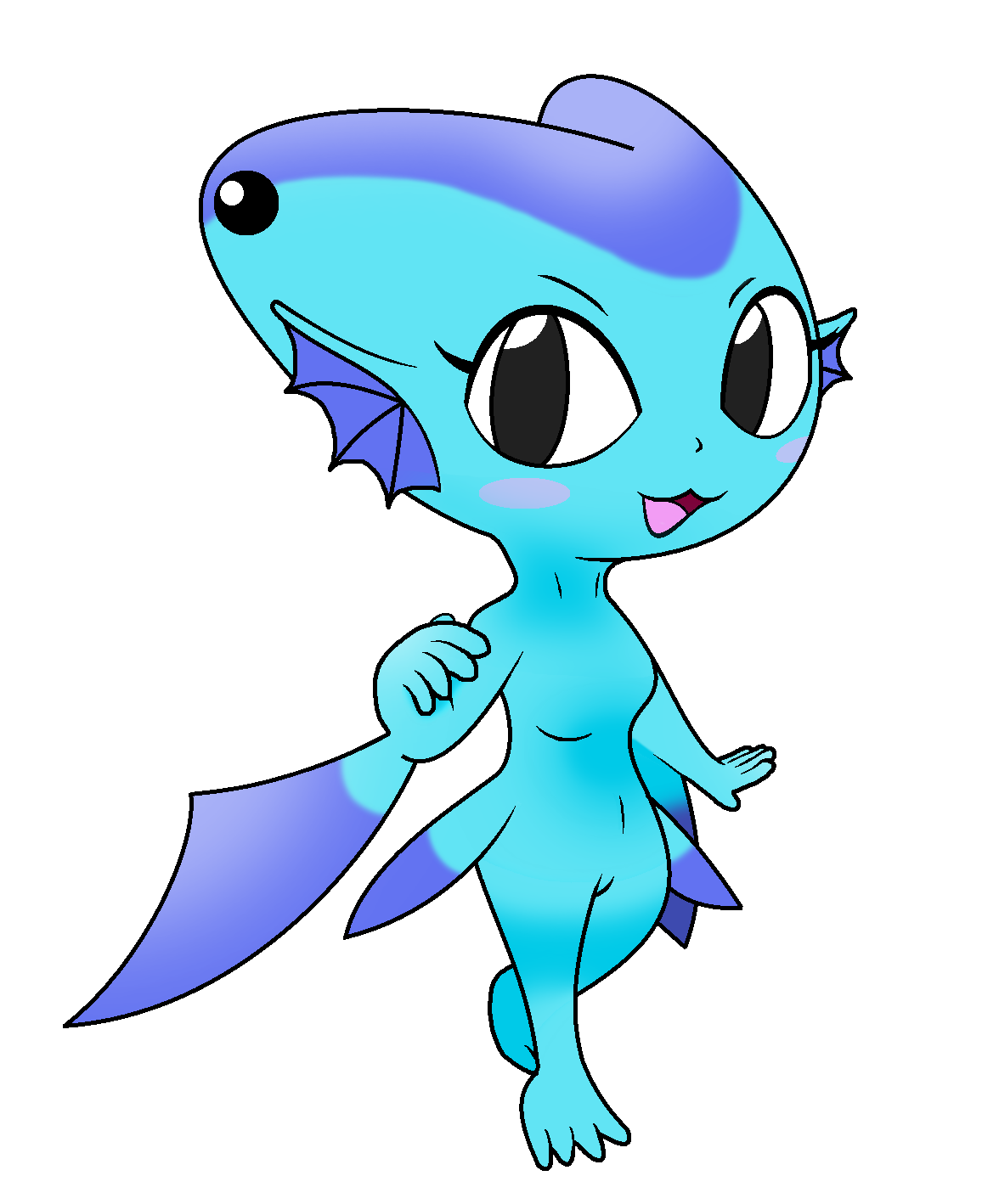 Princess Ruto Transparent Background (gray, greenish blue, black, white)