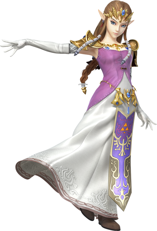 Princess Zelda Png Hd (silver, black, white)