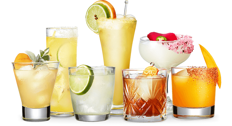 Drinks Transparent Png (lavender, gray, beige, white, black)