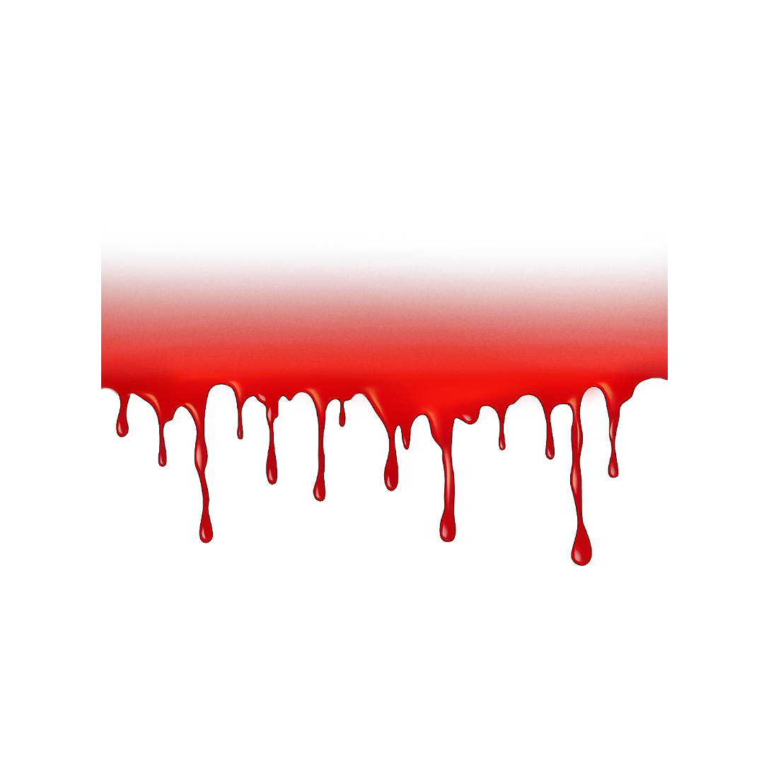 Drip Effect No Background (black, maroon, red)