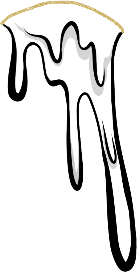 Drip Effect Png Clipart (black, lavender, white, silver)