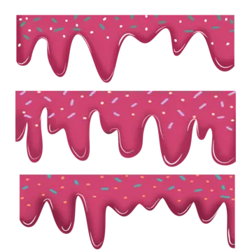 Drip Effect Png Image (black, salmon, gray)