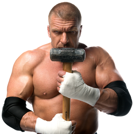 Triple H Png Isolated Photo (black, white)