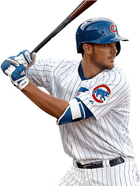 Kris Bryant Png Pic (white, lavender, chocolate, black)