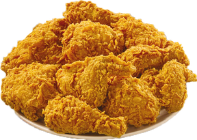 Crispy Popeyes Fried Chicken Png Transparent Image (black, olive, chocolate)