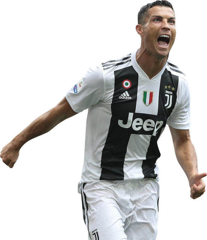 Cristiano Ronaldo Juventus Png Hd Isolated (black)