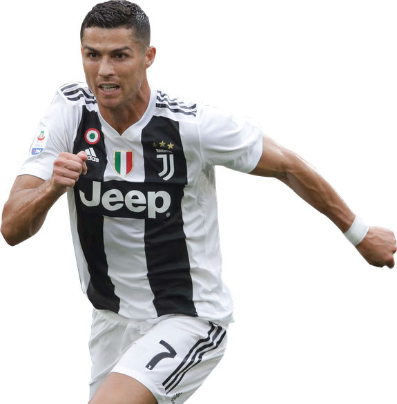 Cristiano Ronaldo Juventus Png Isolated Photo (black, white)