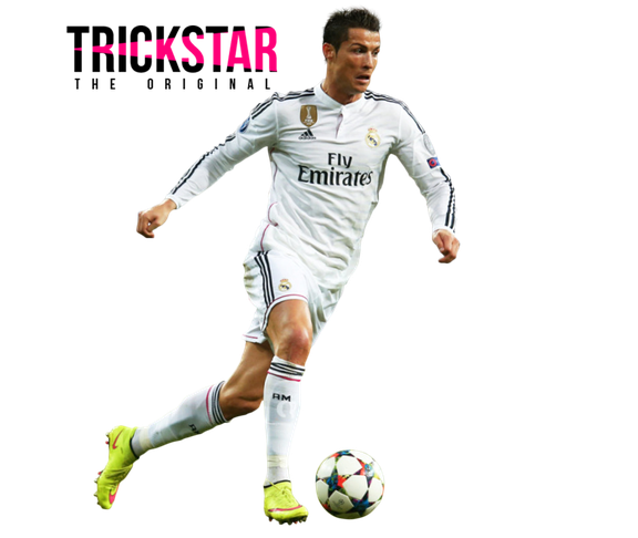 Cristiano Ronaldo Transparent Background (black, red)