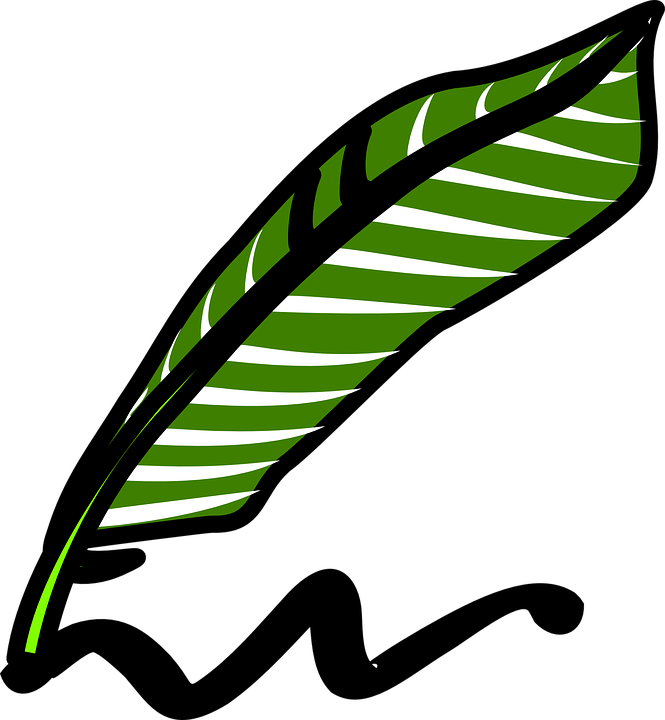 Writing Art Png 1 (black, green, white)