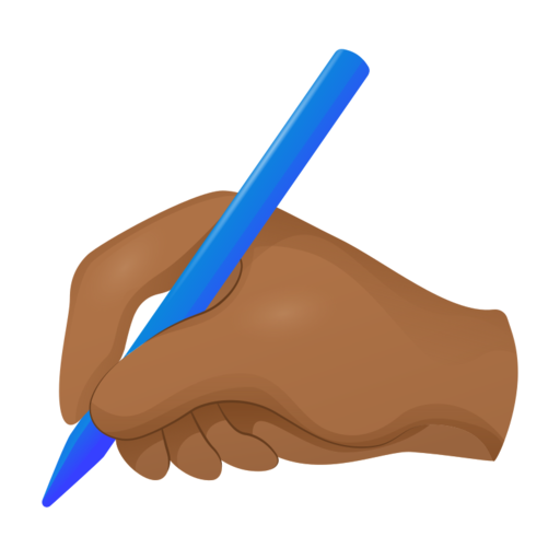 Writing Hand Skin 4 Free Transparent Png Icon Download (black, chocolate)