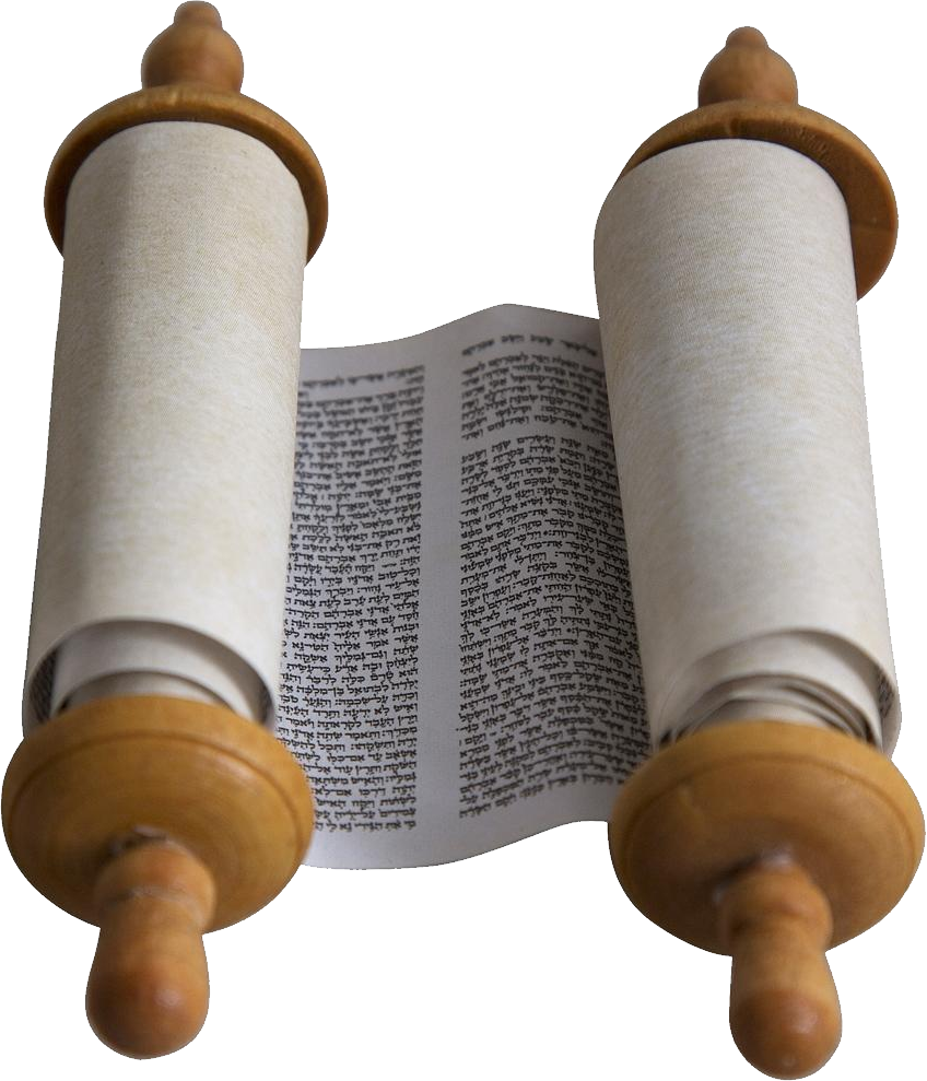 Written Torah Png Picture (black, gray)