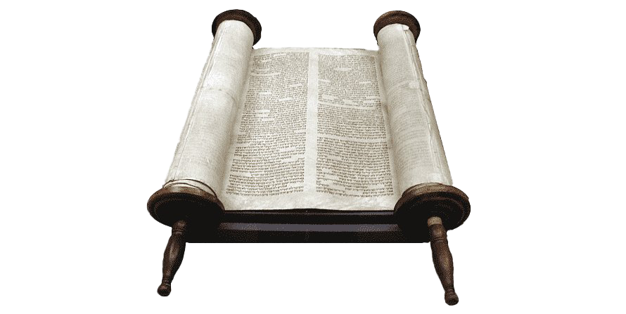 Written Torah Transparent (black, gray, white, silver)